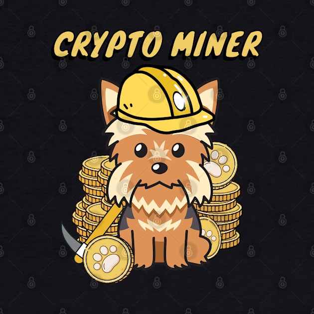 Funny Yorkshire Terrier is a Crypto Miner by Pet Station